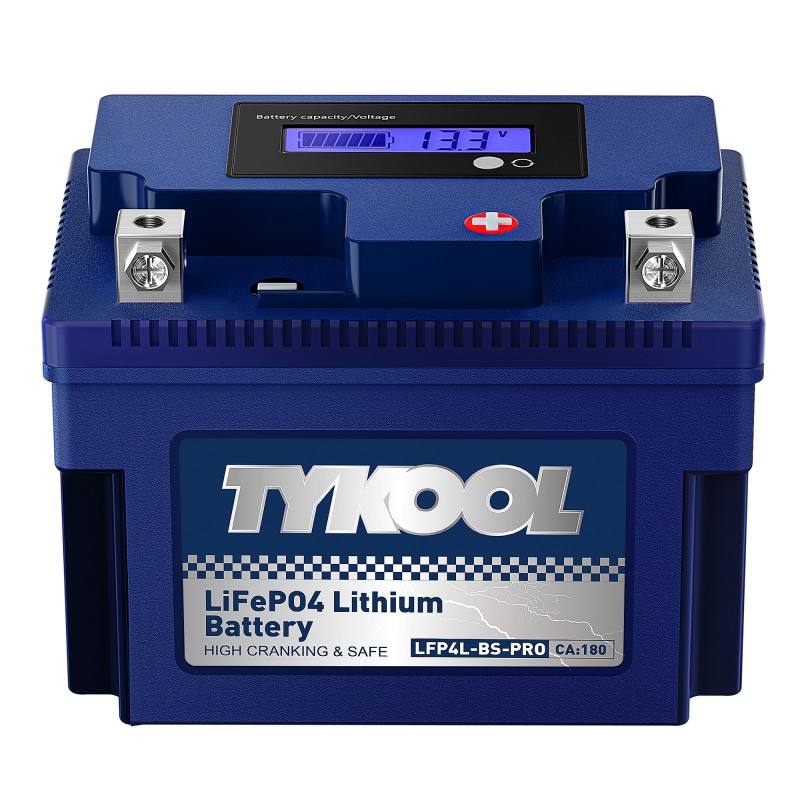 TYKOOL YTX4L-BS-PRO 12.8V 180A High Performance Lithium Motorcycle Battery
