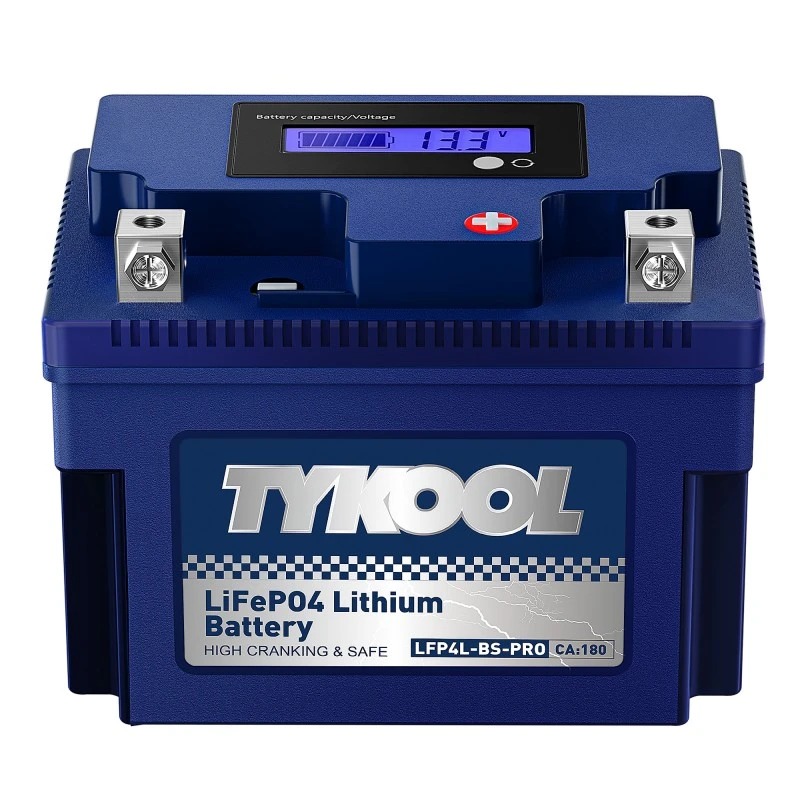 TYKOOL YTX4L-BS-PRO 12.8V 180A High Performance Lithium Motorcycle Battery