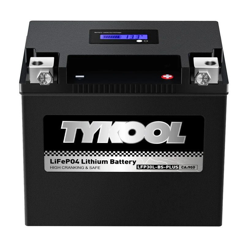 TYKOOL LFP30L-BS-PLUS 800CCA 28Ah Motorcycle UTV ATV PWC Lithium Battery