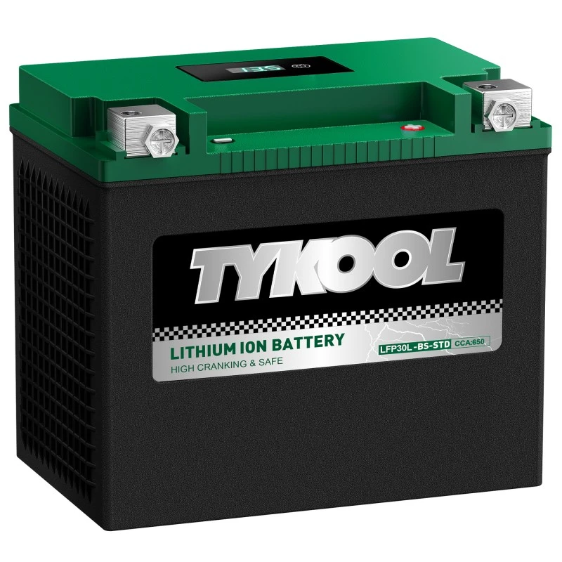 TYKOOL YIX30L-BS 650CCA Harley Davidson LiFePO4 Battery Replacement