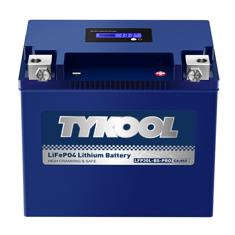 TYKOOL YTX30L-BS-PRO 18Ah 800CCA Long-life Lithium Powersports UTV Jetski Battery