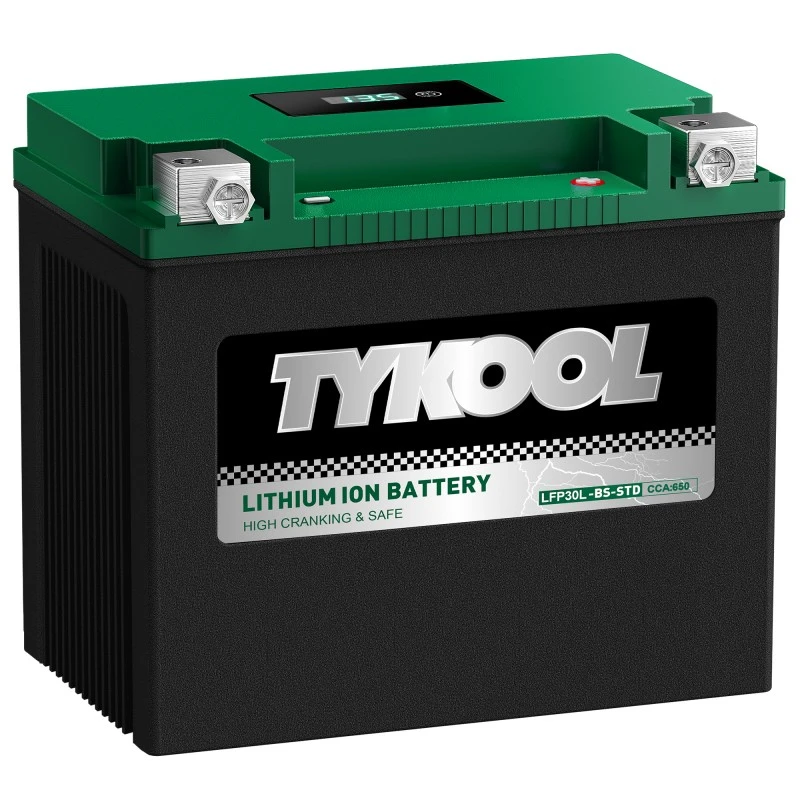 TYKOOL YIX30L-BS 650CCA Harley Davidson LiFePO4 Battery Replacement