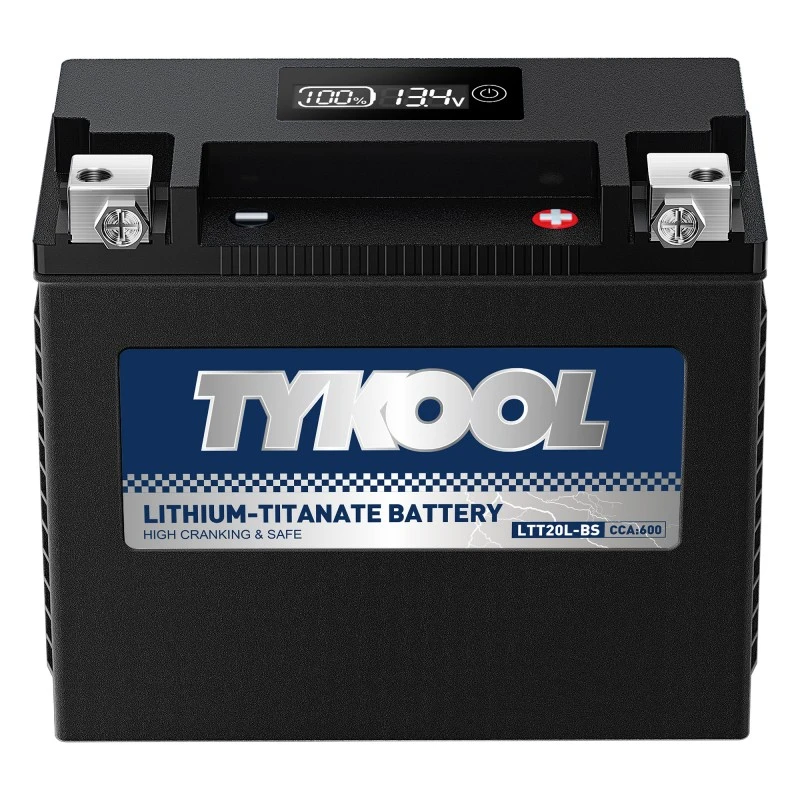 TYKOOL Lithium Titanate Battery LTT20L-BS 600 CCA Powersports Starting Battery, Reliable Down to -40°F