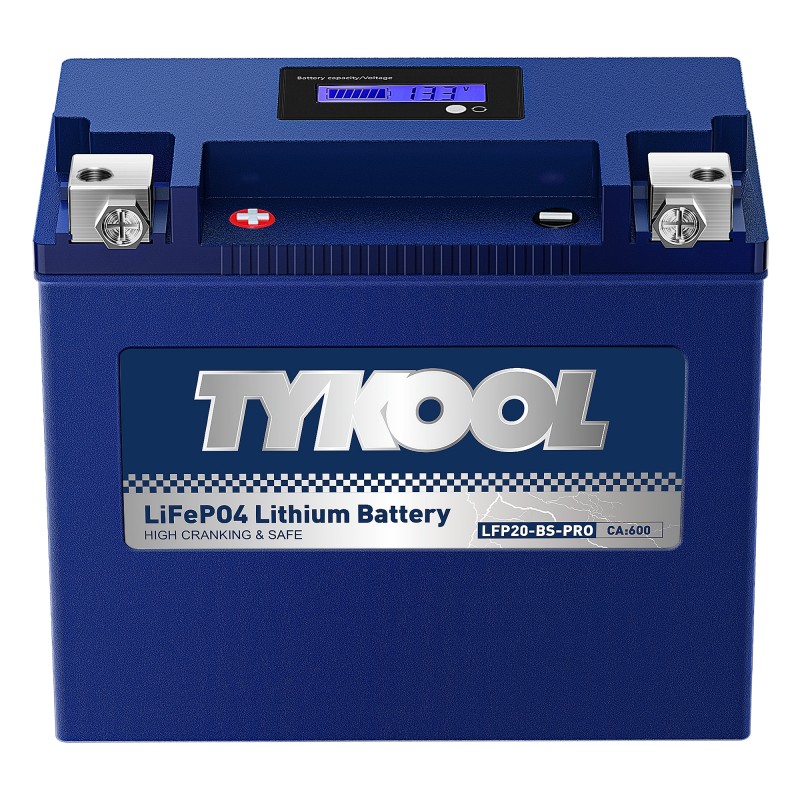 TYKOOL YTX20-BS 12Ah  600A Long Lasting Lithium Jetski Motorcycle Snowmobile Battery