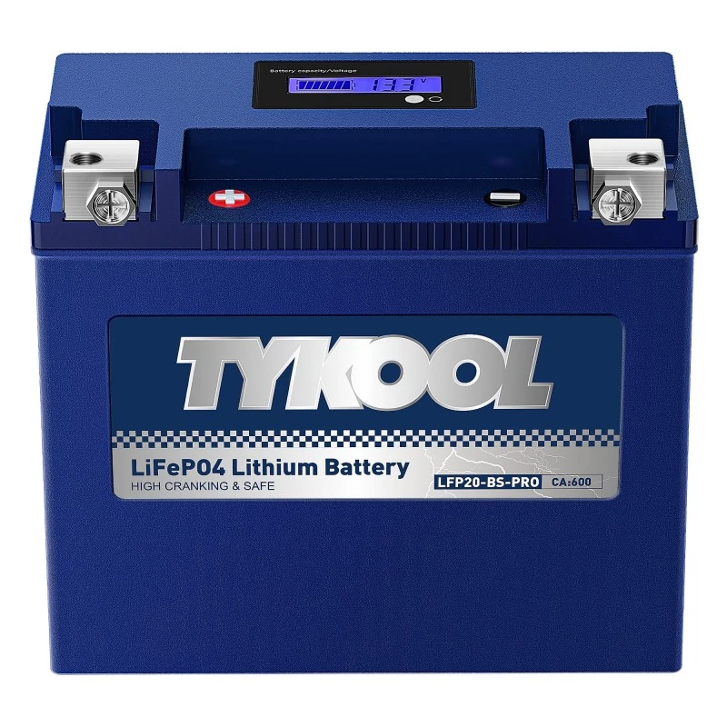 TYKOOL YTX20-BS 12Ah  600A Long Lasting Lithium Jetski Motorcycle Snowmobile Battery