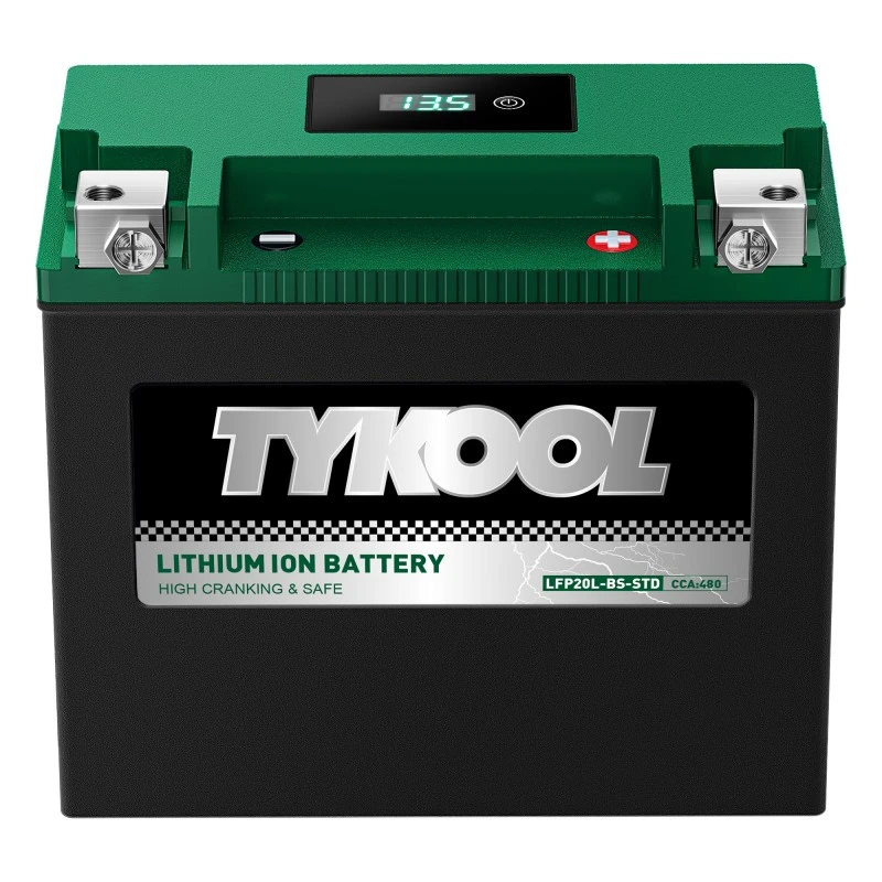TYKOOL YTX20L-BS 12.8V 480CCA Lithium Snowmobile Jet Ski Battery