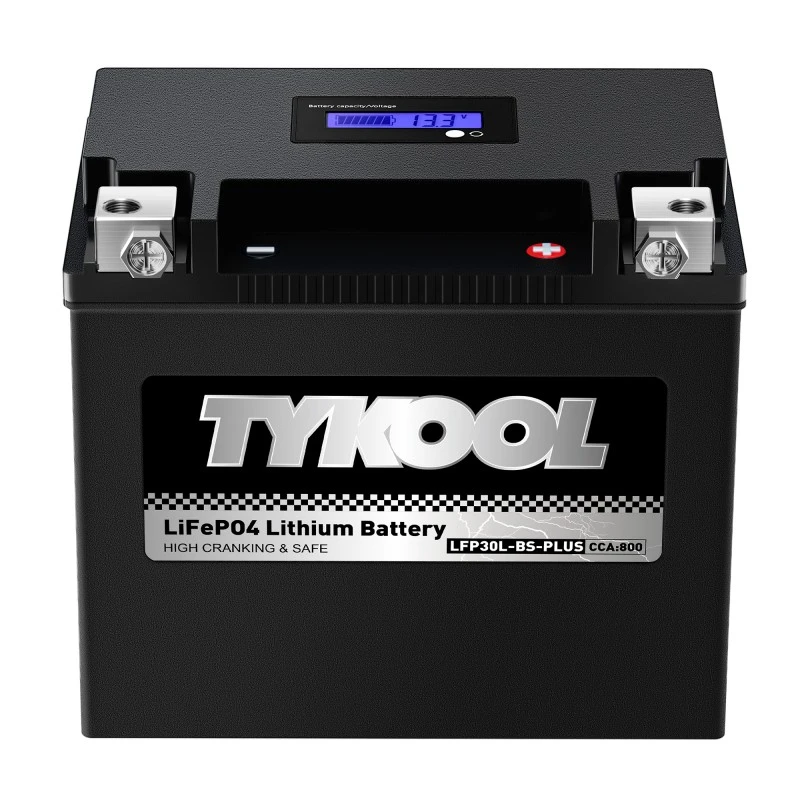 TYKOOL LFP30L-BS-PLUS 800CCA 28Ah Motorcycle UTV ATV PWC Lithium Battery