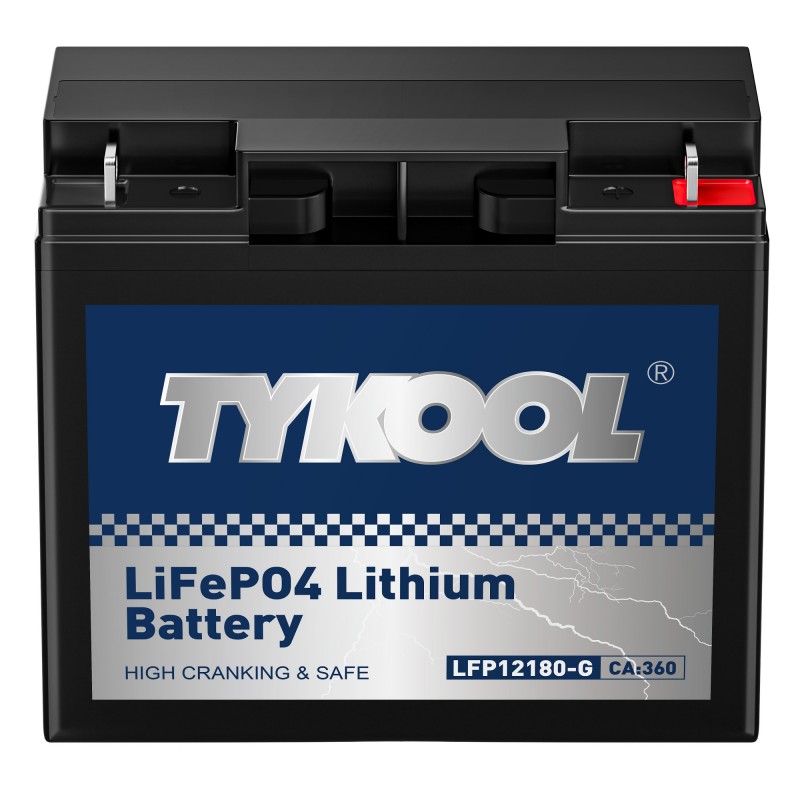 TYKOOL LFP12180G 360CCA Lithium Batteries for Lawn Mowers, Compatible with Generator Battery