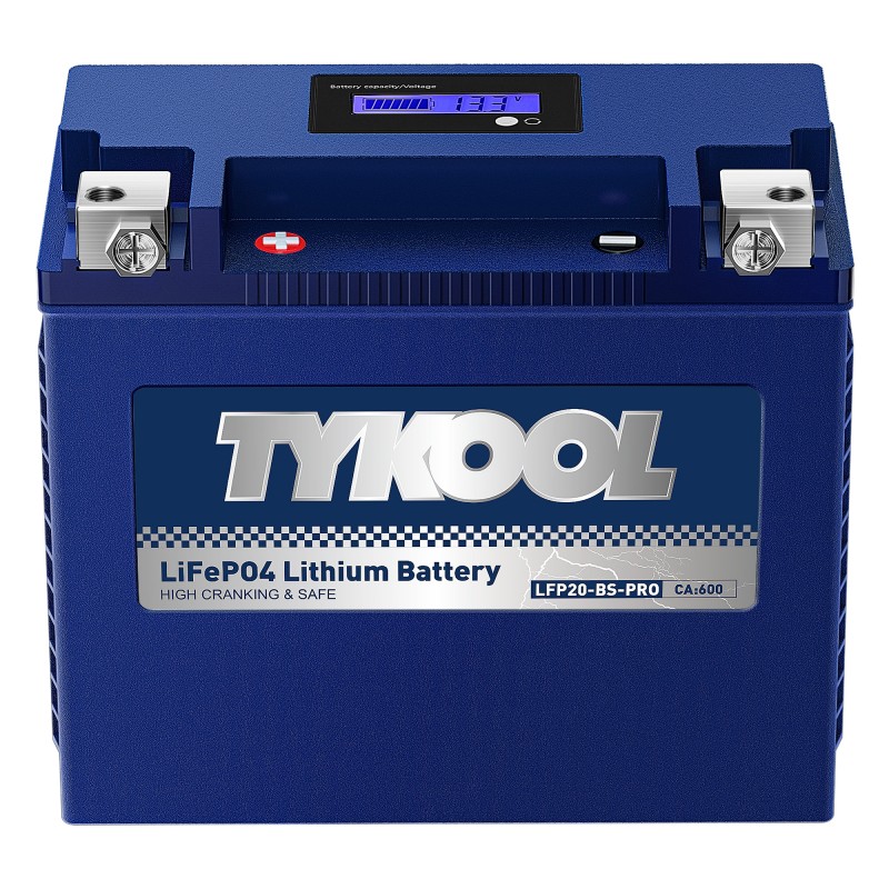 TYKOOL YTX20-BS 12Ah  600A Long Lasting Lithium Jetski Motorcycle Snowmobile Battery