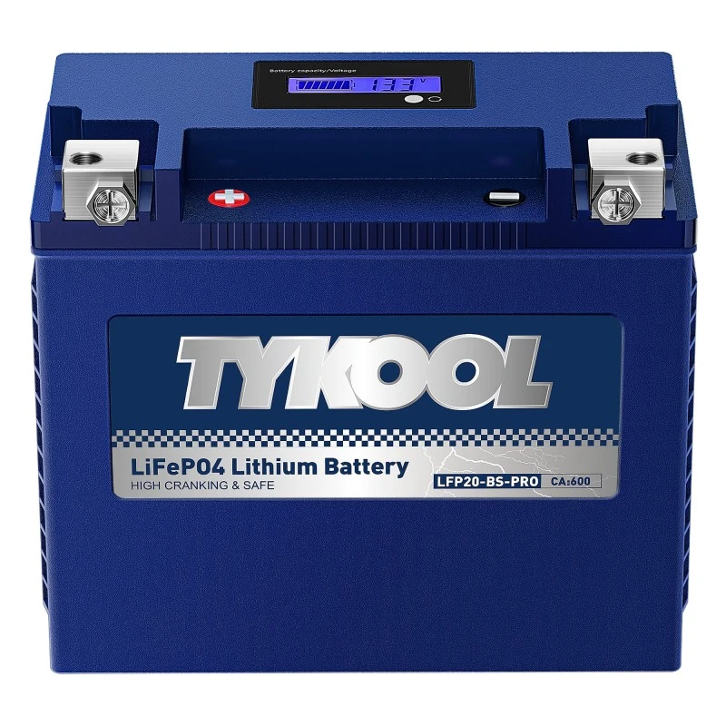 TYKOOL YTX20-BS 12Ah  600A Long Lasting Lithium Jetski Motorcycle Snowmobile Battery
