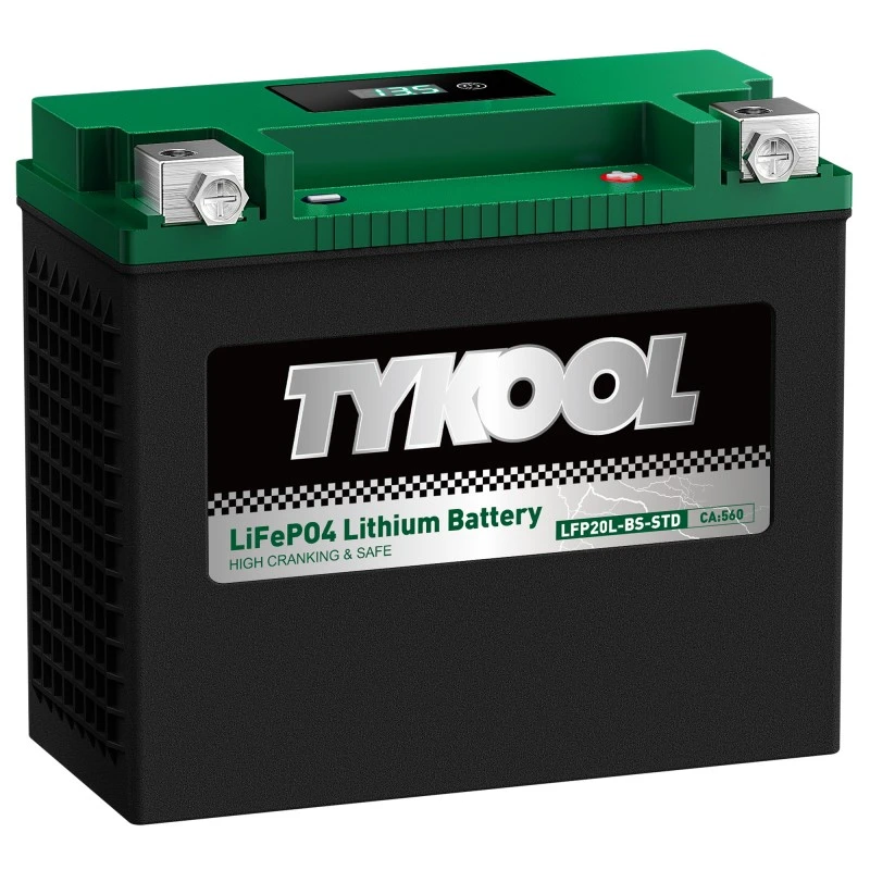 TYKOOL YTX20L-BS 480CCA Lithium Powersport Battery Replacement