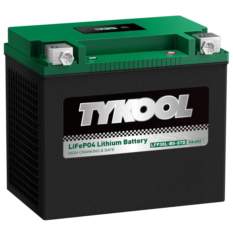 TYKOOL YIX30L-BS 650CCA Harley Davidson LiFePO4 Battery Replacement
