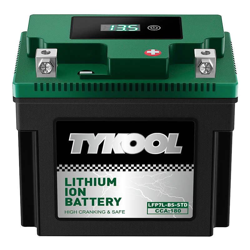 TYKOOL YTX7L-BS-STD 180CCA Lithium LiFePO4 Motorcycle ATV Battery