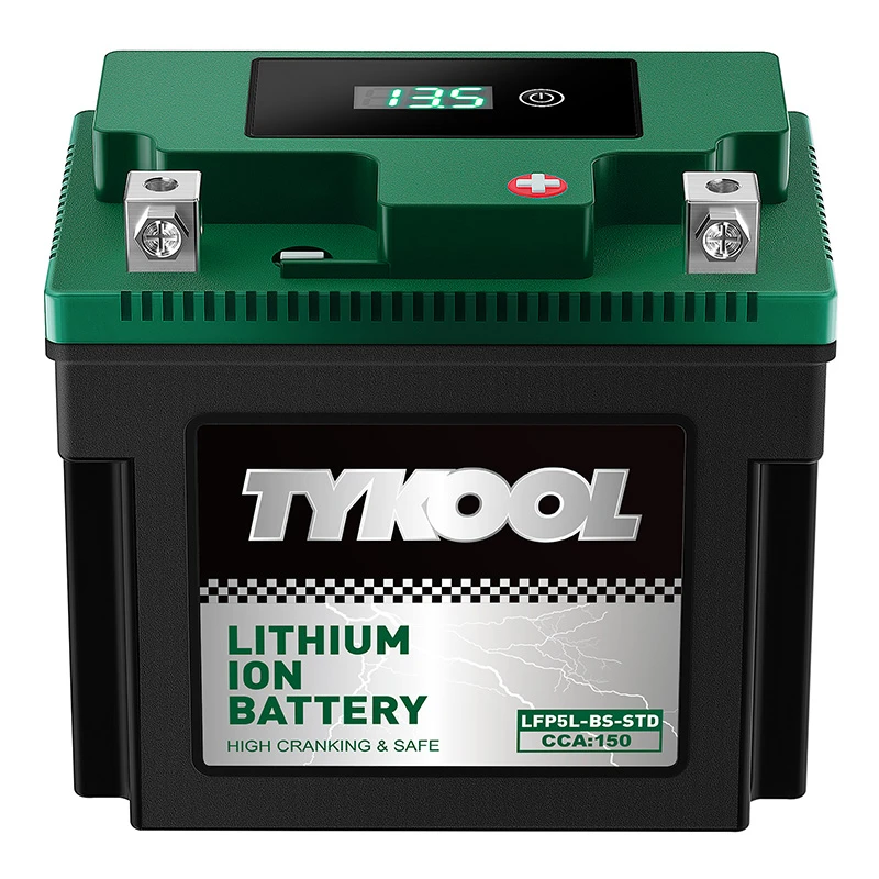 TYKOOL YTX5L-BS 12.8V 160CA Lithium Motorcycle ATV Battery